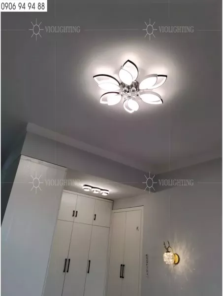Đèn Ốp Trần Hiện Đại, Thiết Kế Bông Hoa, Phối Phale Nghệ Thuật Ot-068