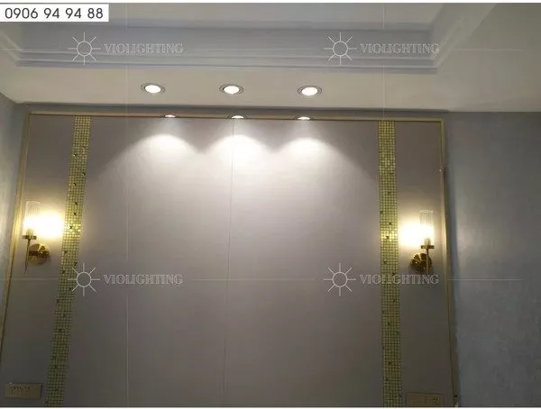 Đèn Gắn Tường Decor, Thiết Kế Ống Thủy Tinh Phối Kim Loại Vdc-533