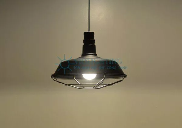 Đèn Thả Chụp Lồng Sắt Phong Cách Retro Tdc-35