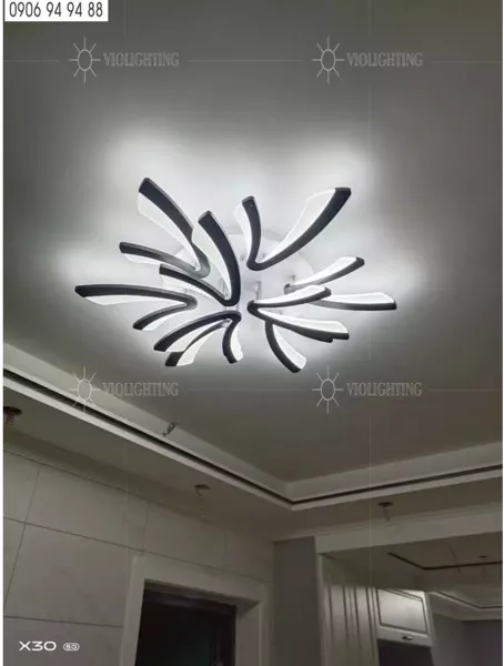 Đèn Ốp Trần Hiện Đại, Thiết Kế Hình Chong Chóng Ot-042