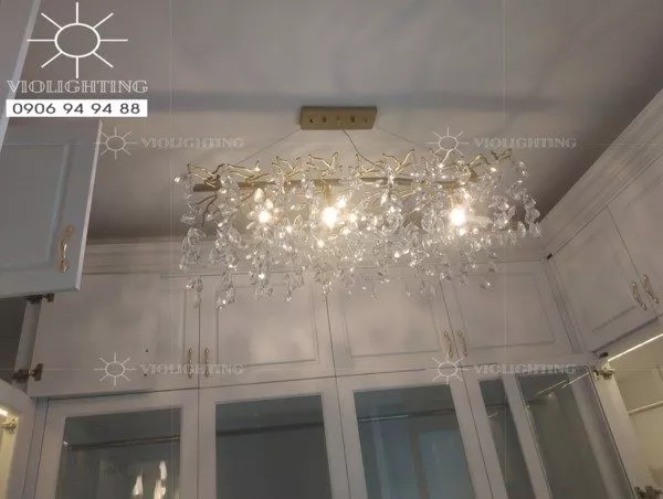 Đèn Gắn Trần Phòng Khách-Bàn Ăn, Kiểu Serip Thân Ngang Giá Rẻ Dc-1079