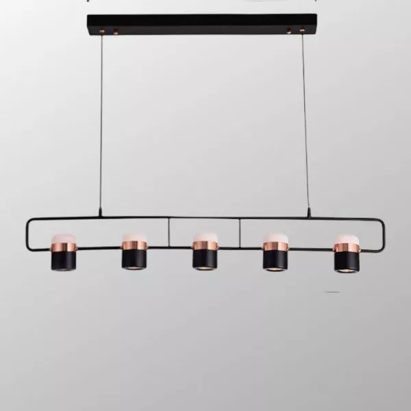 Đèn Thả Decor - Thiết Kế Ngang 5 Bóng, Led 3 Chế Độ Hiện Đại Tdc-108/5