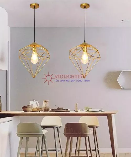 Đèn Thả Decor - Kim Loại Tạo Hình Hiện Đại Tdc-54
