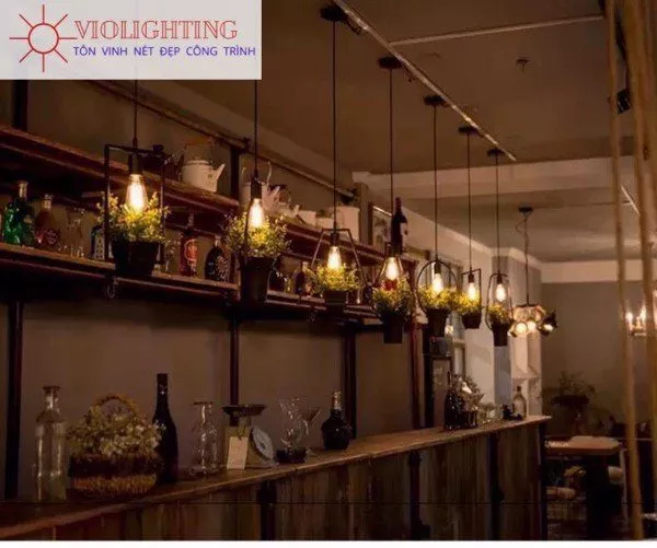 Đèn Thả Sắt, Trồng Cây Giá Rẻ Tdc-23