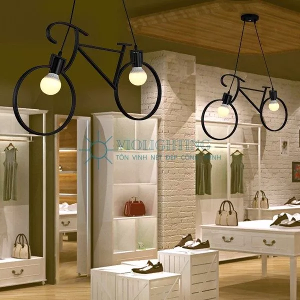 Đèn Thả Sắt Hình Xe Đạp Tdc-29