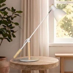 Đèn bàn hiện đại, thân kim loại, giá rẻ DB-677