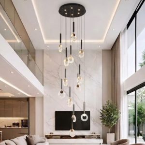 Đèn thả thông tầng-sảnh Led hiện đại DC-114
