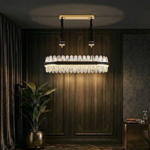 Đèn gắn trần phòng khách-thông tầng, phale kiểu ngang DC-1190