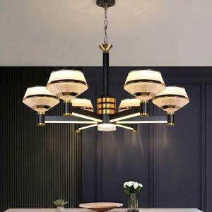 Đèn gắn trần phòng khách-bàn ăn, kiểu Bắc Âu, Led hiện đại DC-2037