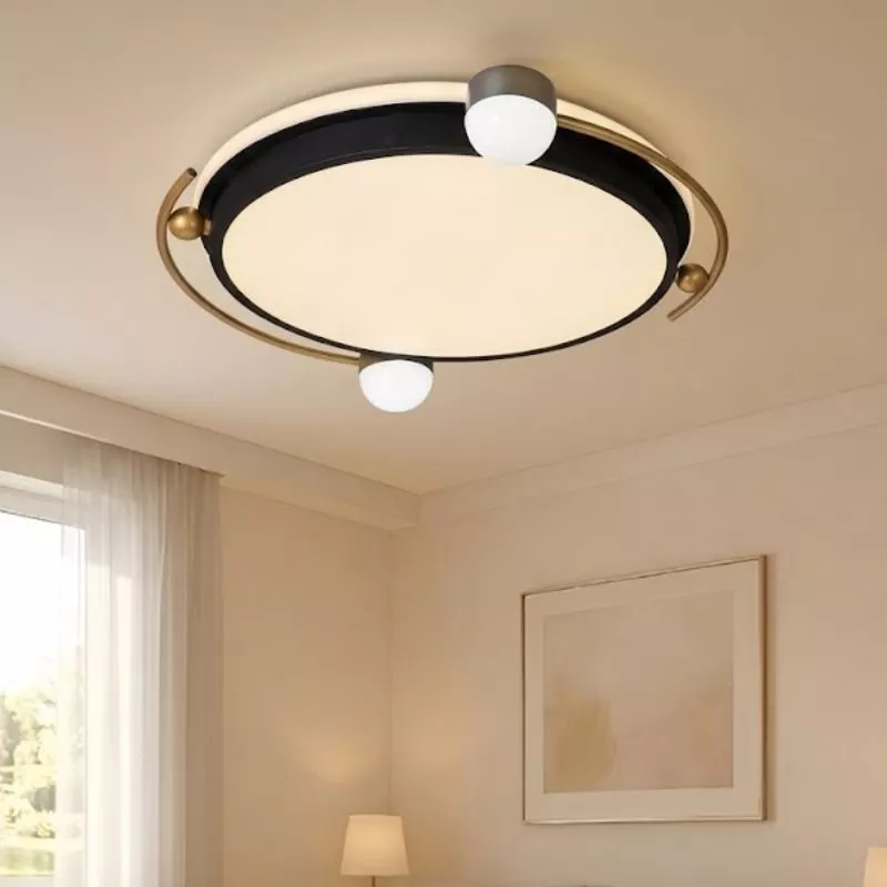 Đèn ốp trần hiện đại, thiết kế hình tròn OT-117