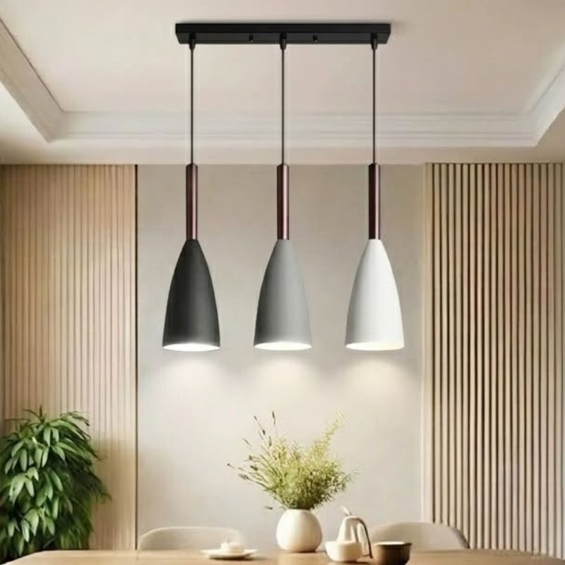 Đèn thả nhà bếp-bàn ăn giá rẻ, thả chụp sắt SBA-43 - Hình ảnh 4