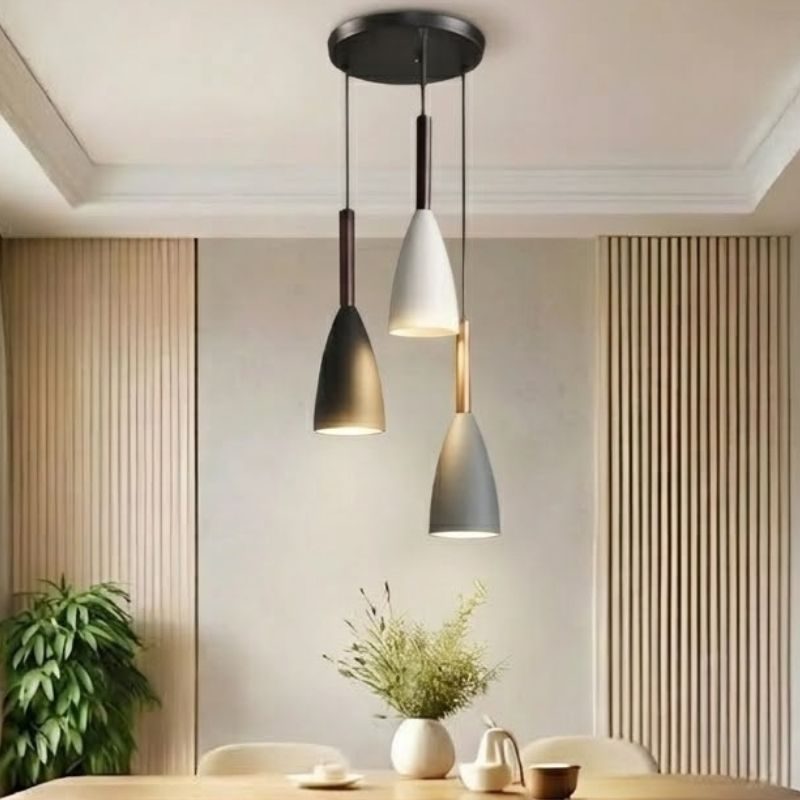 Đèn thả nhà bếp-bàn ăn giá rẻ, thả chụp sắt SBA-43