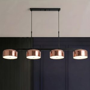 Đèn Thả Ngang Phong Cách Bắc Âu, màu Vàng Hồng TDC-122