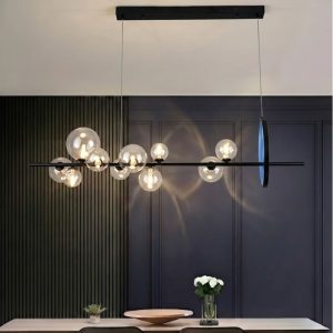 Đèn thả thủy tinh ngang hiện đại – phong cách Bắc Âu TDC-159