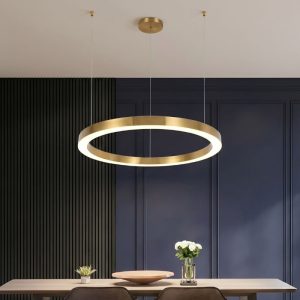 Đèn Thả Oring Xi Vàng Hiện Đại TDC-206