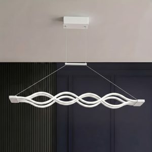 Đèn thả Led, thanh ngang, kiểu gọn sóng nghệ thuật TDC-208