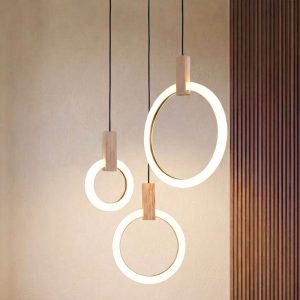 Đèn thả decor – thiết kế vòng tròn, led hiện đại TDC-94