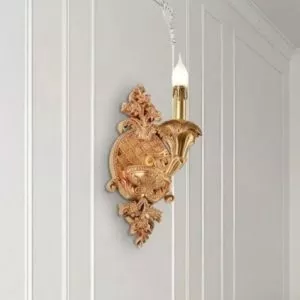 Đèn vách đồng nguyên chất thiết kế tay nến VD-154