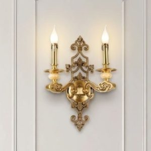 Đèn vách đồng nguyên chất thiết kế tay nến VD-158