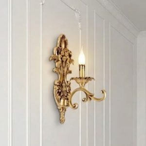 Đèn vách đồng nguyên chất thiết kế tay nến VD-181