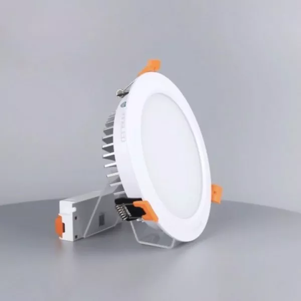 Đèn Downlight Âm Trần Cao Cấp, 15Wat Vinaled Mẫu E, Màu Trắng/Bạc
