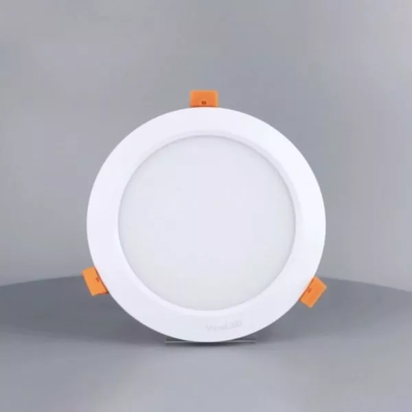 Đèn Downlight Âm Trần Cao Cấp, 15Wat Vinaled Mẫu E, Màu Trắng/Bạc
