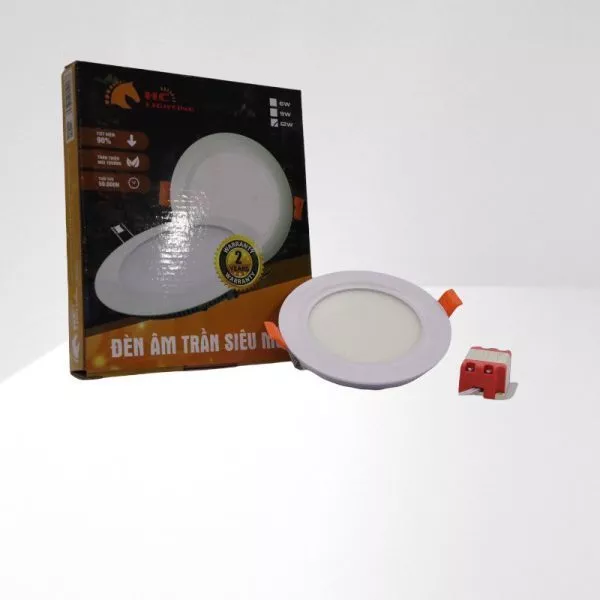 Đèn Âm Trần Panel Mỏng, Mặt Lỏm 6Wat-9Wat-12Wat-18Wat 3 Màu, Giá Rẻ Hc-Atml