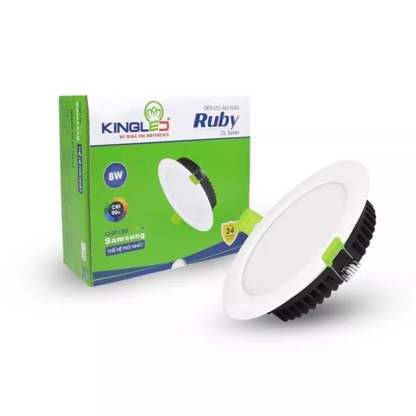 Đèn Âm Trần Tán Quang, Chất Lượng Cao, Kingled Ruby 8W
