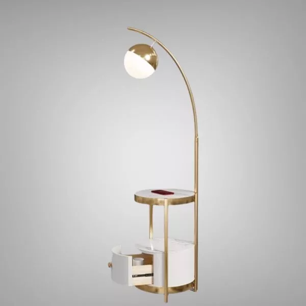 Đèn Cây Cao Cấp, Thiết Kế Moonlight, Kèm Cổng Sạc Hiện Đại Dc-221