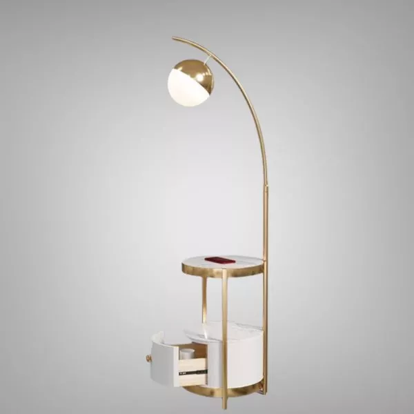 Đèn Cây Cao Cấp, Thiết Kế Moonlight, Kèm Cổng Sạc Hiện Đại Dc-221