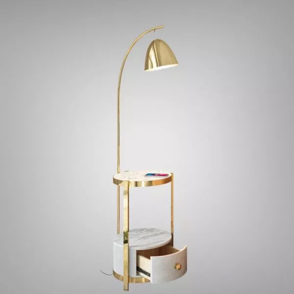 Đèn Cây Cao Cấp, Thiết Kế Thông Minh, Kèm Cổng Sạc Hiện Đại Dc-222