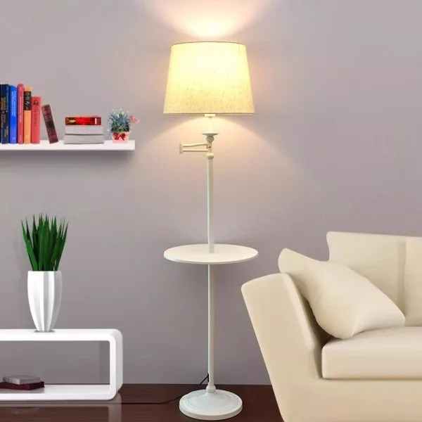 Đèn Cây Hiện Đại Thân Đứng, Có Bàn Dc-636