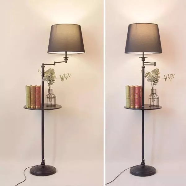 Đèn Cây Hiện Đại Thân Đứng, Có Bàn Dc-636