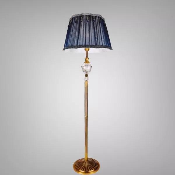 Đèn Cây Thiết Kế Bắc Âu, Chụp Vải Xanh Nghệ Thuật Dc-228