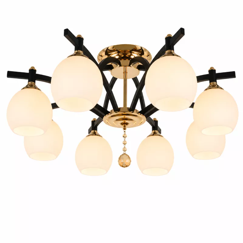Đèn chùm hiện đại, thiết kế chao thủy tinh thanh lịch DC-2106 - Hình ảnh 4