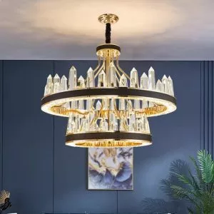 Đèn chùm phale, thiết kế kiểu tròn, thẻ Phale giả đá cao cấp DC-1065