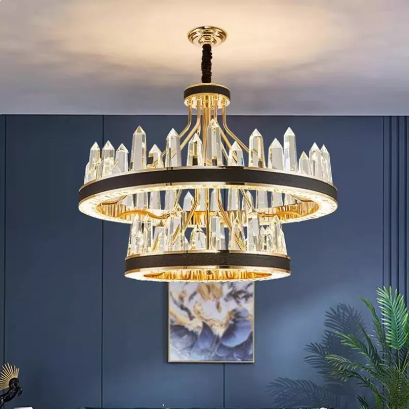 Đèn chùm phale, thiết kế kiểu tròn, thẻ Phale giả đá cao cấp DC-1065 - Hình ảnh 2