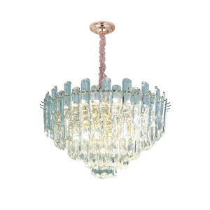 Đèn chùm phale, thiết kế kiểu tròn, thẻ phale K9 cao cấp DC-1052