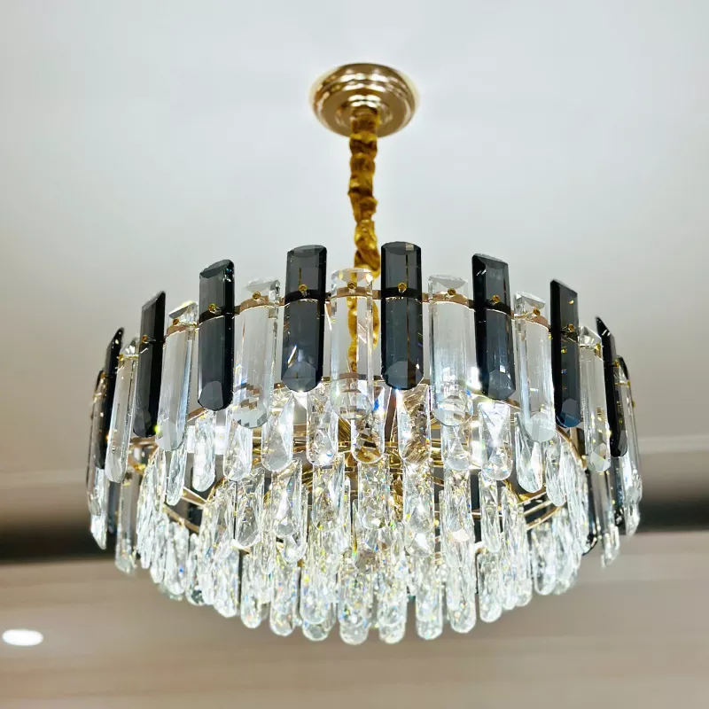 Đèn chùm phale, thiết kế kiểu tròn, thẻ phale K9 cao cấp DC-1055 - Hình ảnh 6