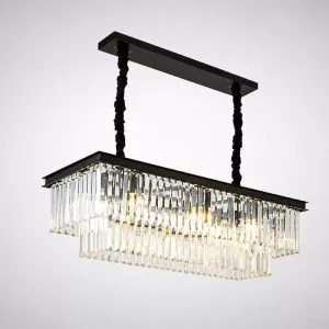 Đèn chùm phale, thiết kế thả ngang, thẻ phale trắng DC-1033