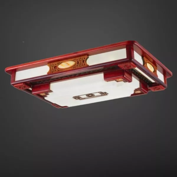 Đèn Cổ Điển, Khung Gỗ, Mặt Mika Nghệ Thuật Ocd-046