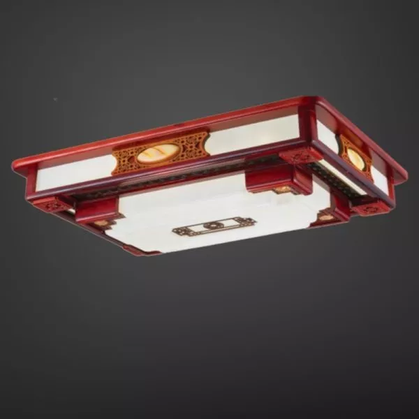Đèn Cổ Điển, Khung Gỗ, Mặt Mika Nghệ Thuật Ocd-046