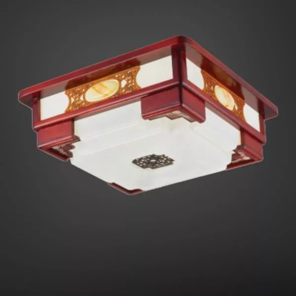 Đèn Cổ Điển, Khung Gỗ, Mặt Mika Nghệ Thuật Ocd-047
