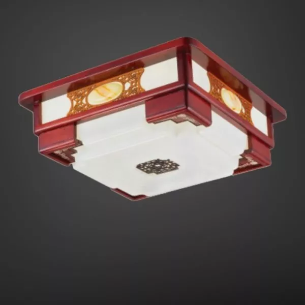 Đèn Cổ Điển, Khung Gỗ, Mặt Mika Nghệ Thuật Ocd-047
