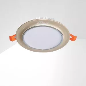 Đèn downlight âm trần 3 chế độ cao cấp, mặt lồi, viền màu kem - Anfaco AFC437