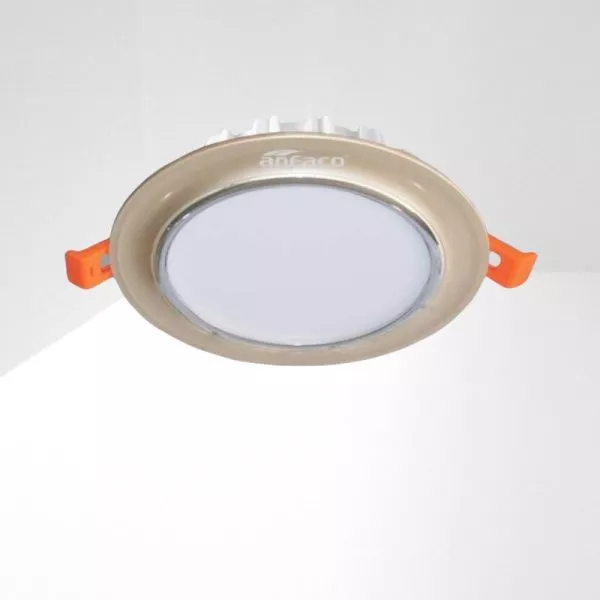 Đèn Downlight Âm Trần 3 Chế Độ Cao Cấp, Mặt Lồi, Viền Màu Kem - Anfaco Afc437