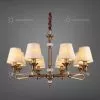 Đèn gắn trần phòng khách-bàn ăn, chao vải, phong cách vintage DC-2020