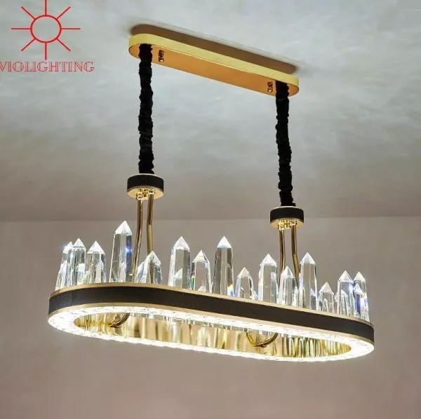 Đèn Gắn Trần Phòng Khách-Bàn Ăn Kiểu Ngang, Phale Kiểu Đá Cao Cấp Dc-1066