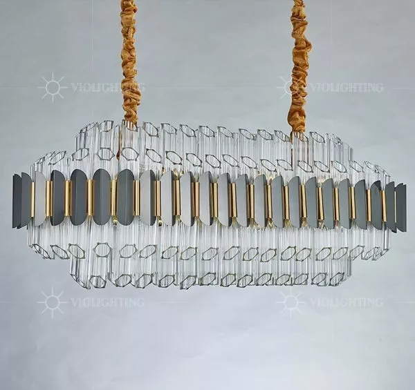 Đèn Gắn Trần Phòng Khách-Bàn Ăn Kiểu Ngang, Phale Ống Cao Cấp Dc-121