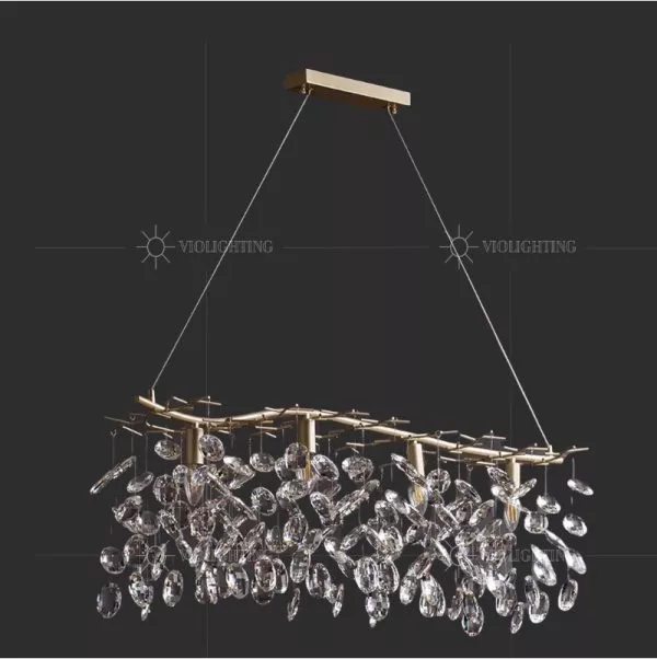 Đèn Gắn Trần Phòng Khách-Bàn Ăn, Kiểu Serip Thân Ngang Giá Rẻ  Dc-1079